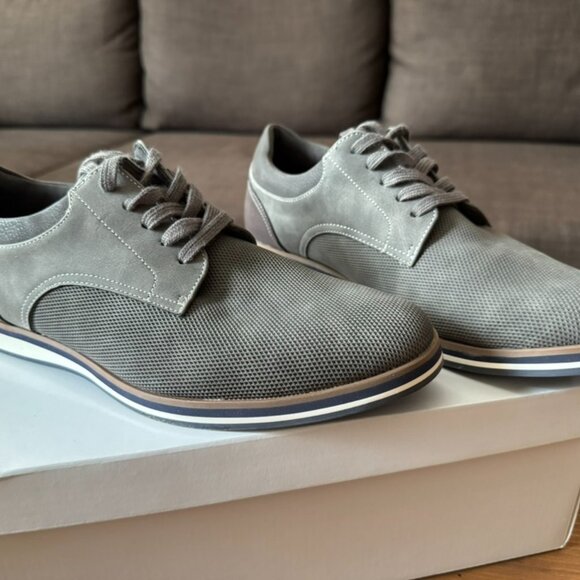 Aldo Cycia Grey Lace Up Shoes - Picture 4 of 5